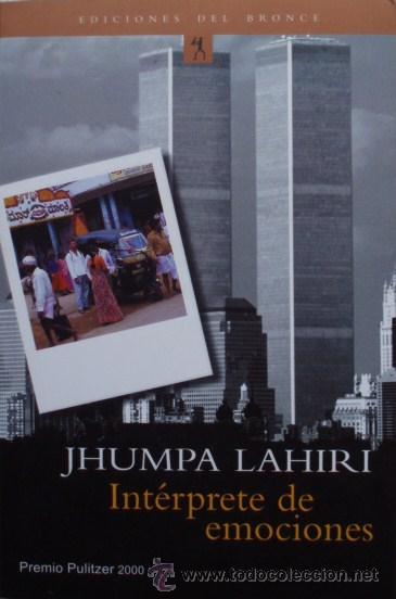 Libros de segunda mano: Int&eacute;rprete de emociones/Jhumpa Lahiri - Ediciones del Bronce - Foto 1