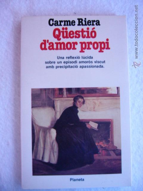 Libros de segunda mano: Q&uuml;esti&oacute; damor propi Carme Riera - Foto 1