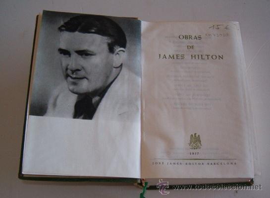 Libros de segunda mano: JAMES HILTON. Obras. RM73030. - Foto 1