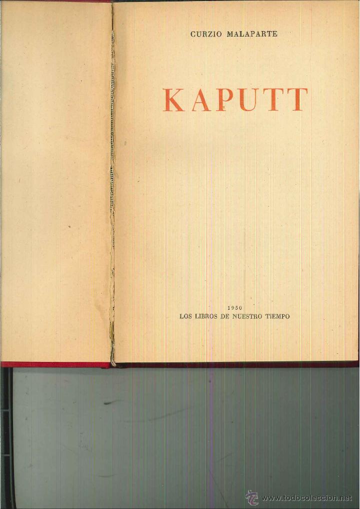 Libros de segunda mano: KAPUTT. Curzio Malaparte - Foto 1