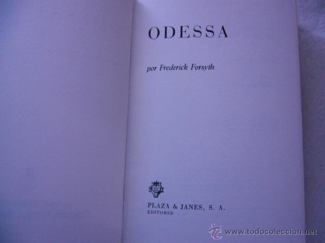 Libros de segunda mano: Odessa Frederick Forsyth - Foto 2