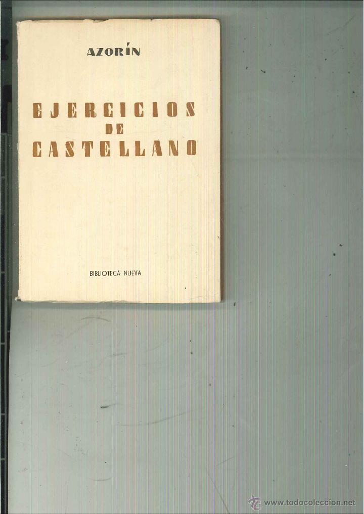 Libros de segunda mano: EJERCICIOS DE CASTELLANO. Azor&iacute;n - Foto 1
