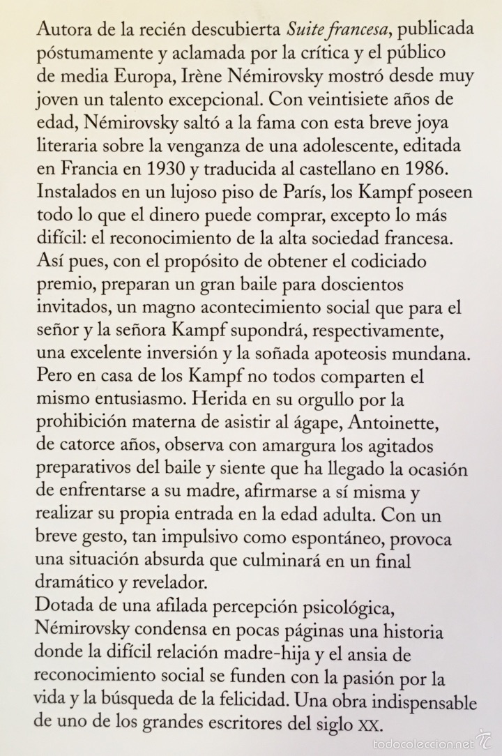 Libros de segunda mano: El baile. Irene Nemirovsky - Foto 2