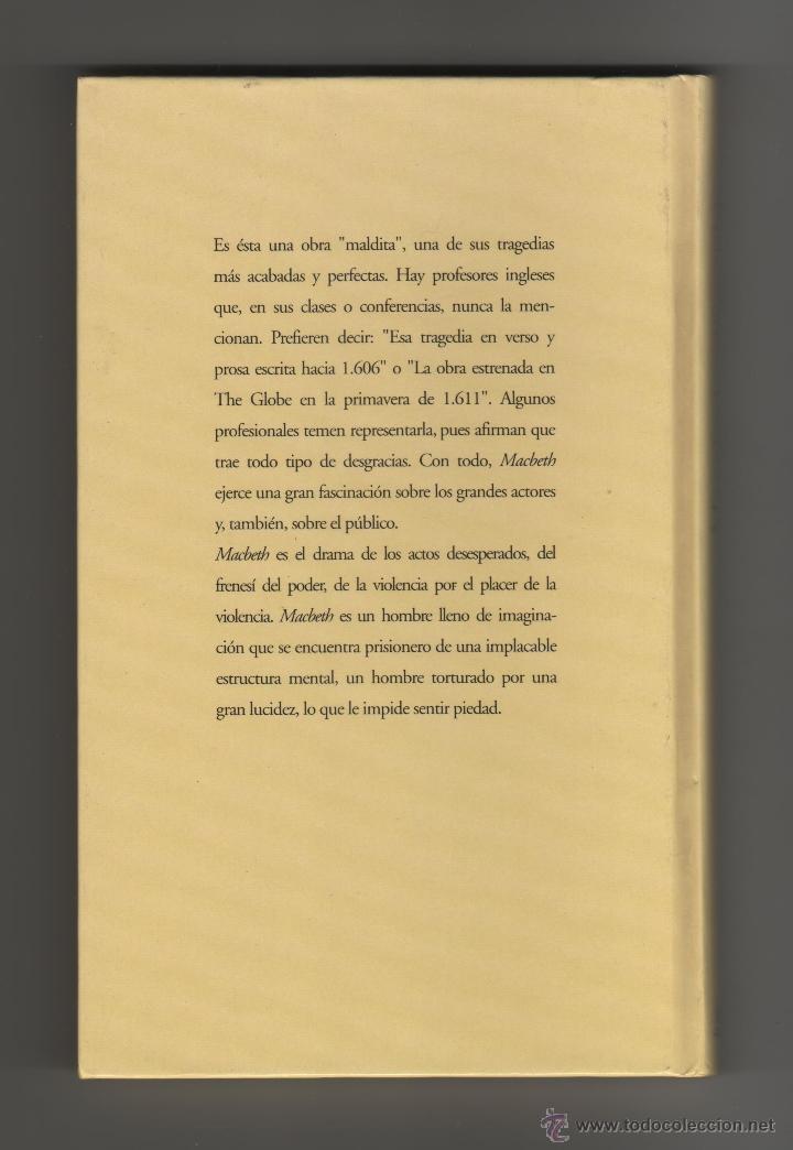 Libros de segunda mano: MACBETH - WILLIAM SHAKESPEARE. - Foto 2