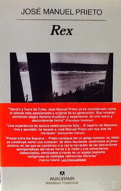Libros de segunda mano: Rex. Jos&eacute; Manuel Prieto. 1&ordf; edici&oacute;n. anagrama - Foto 1