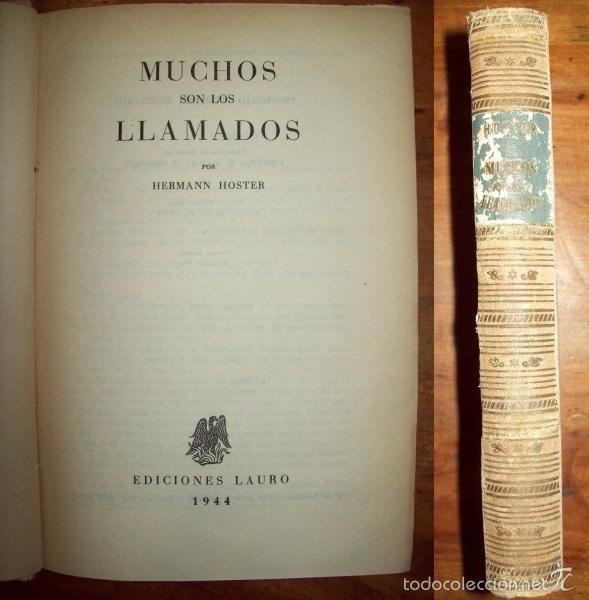 Libros de segunda mano: HOSTER, Hermann. Muchos son los llamados - Foto 1