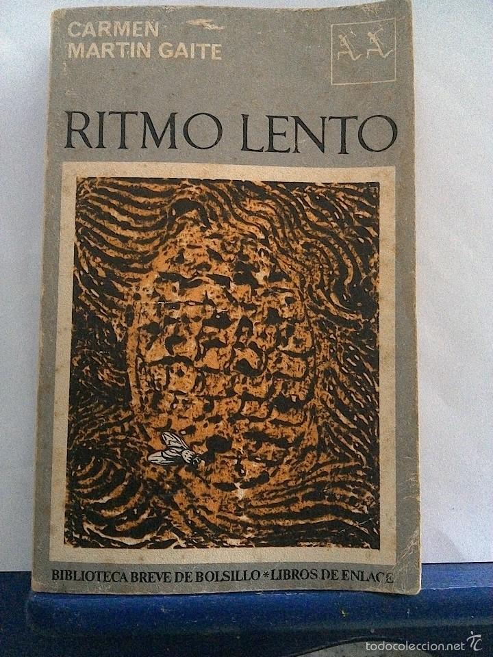Libros de segunda mano: RITMO LENTO - MART&Iacute;N GAITE, CARMEN - Foto 1