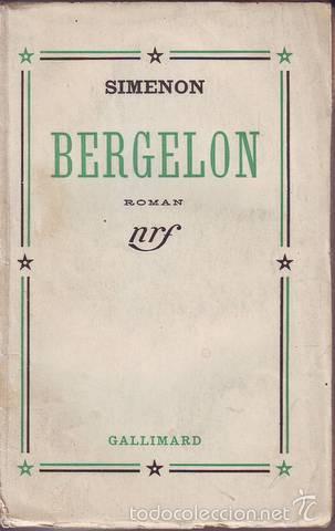 Libros de segunda mano: SIMENON: BERGELON. ROMAN - Foto 1