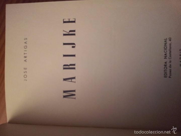 Libros de segunda mano: MARIJKE --- JOSE ARTIGAS - Foto 2