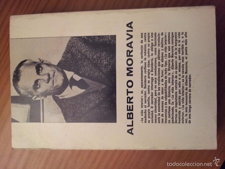 Libros de segunda mano: LA VIDA INTERIOR -- ALBERTO MORAVIA - Foto 2