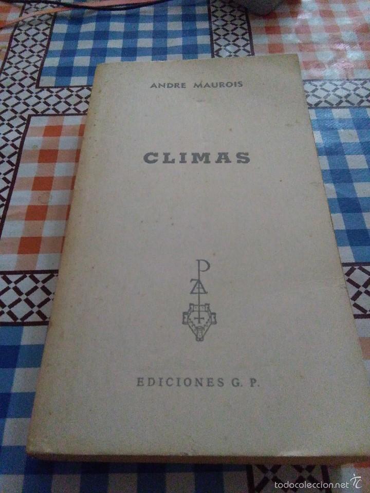 Libros de segunda mano: CLIMAS. JANDRE MAUROIS. EST20B4 - Foto 1