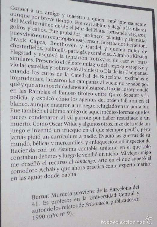 Libros de segunda mano: Candongo - Bernat Muniesa (Ediciones del Serbal, 1992) - Foto 2
