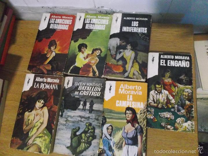 Libros de segunda mano: ALBERTO MORAVIA - LOTE DE 7 LIBROS. - Foto 1