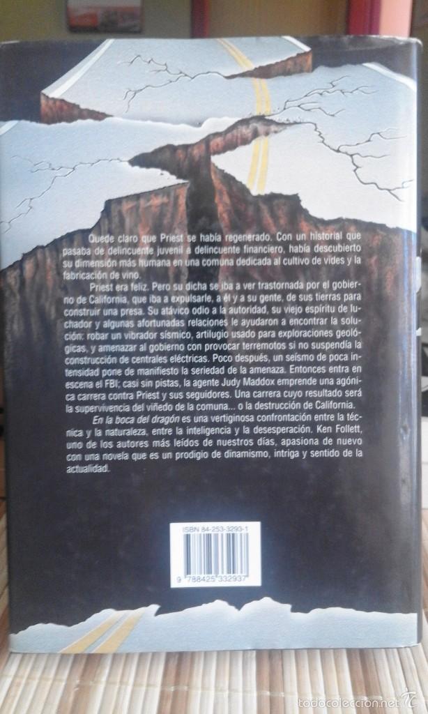 Libros de segunda mano: En la boca del drag&oacute;n - Ken Follett - Foto 2