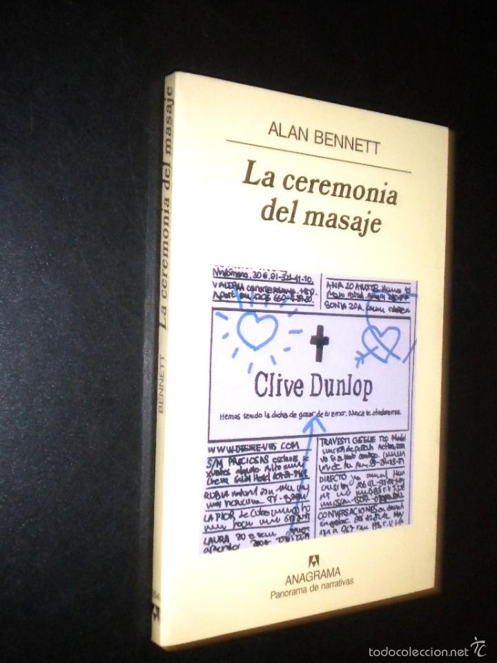 Libros de segunda mano: La ceremonia del masaje / Alan Bennett - Foto 1