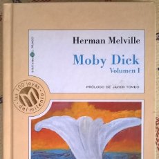 Libros de segunda mano: MOBY DICK, VOLUMEN I, HERMAN MELVILLE, 100 JOYAS DEL MILENIO, EL MUNDO, TAPA DURA. Lote 63277379