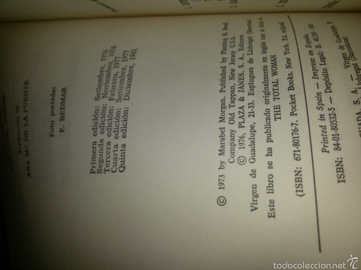 Libros de segunda mano: LA MUJER TOTAL / Marabel Morgan / 1981 - Foto 2