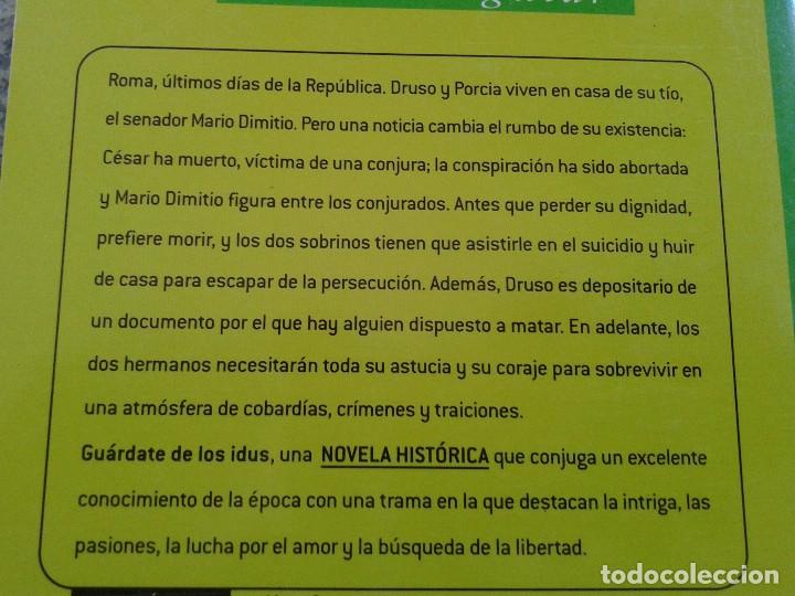 Libros de segunda mano: GUARDATE DE LOS IDUS -- LOLA GANDARA -- GRAN ANGULAR - EDICIONES SM - 2002 -- - Foto 3