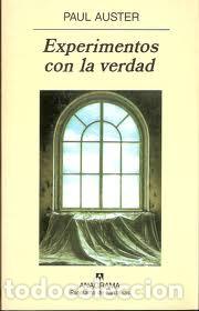 Libros de segunda mano: Experimentos con la verdad, el libro m&aacute;s &iacute;ntimo y personal de Paul Auster - Foto 1
