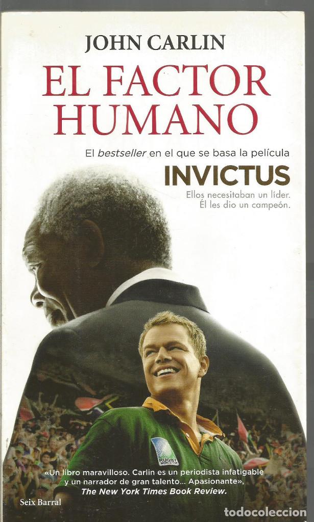 Libros de segunda mano: JOHN CARLIN. EL FACTOR HUMANO. SEIX BARRAL - Foto 1