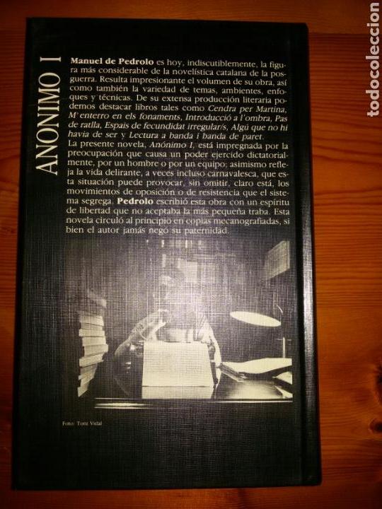 Libros de segunda mano: ANONIMO I / Primera edicion 1984 - Foto 3