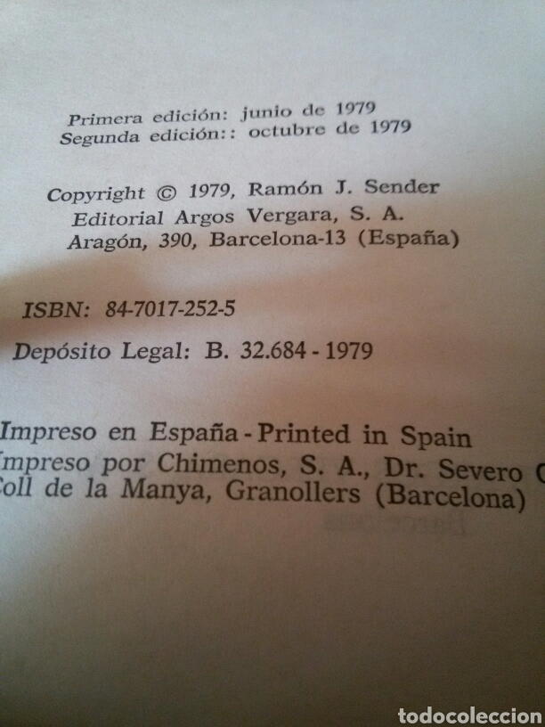 Libros de segunda mano: LA MIRADA INMOVIL / Ramon J.Sender - Foto 2