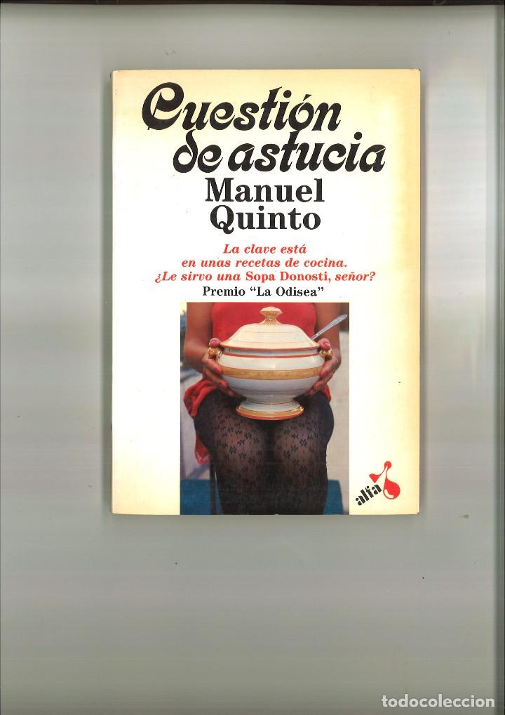 Libros de segunda mano: CUESTI&Oacute;N DE ASTUCIA. Manuel Quinto - Foto 1