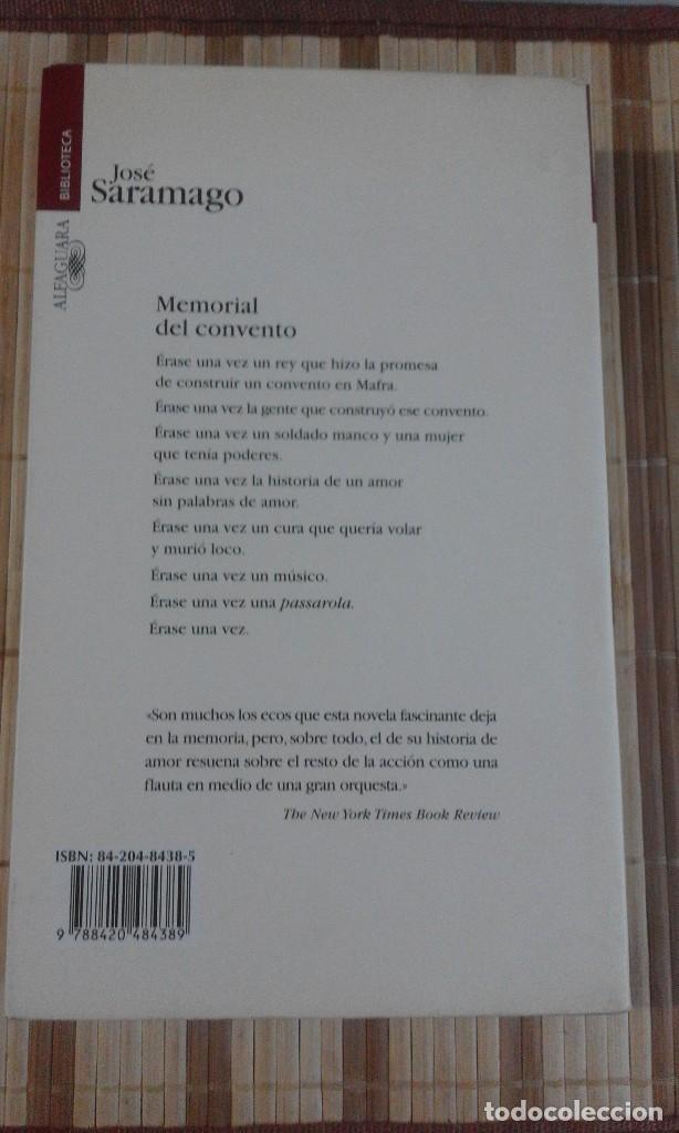 Libros de segunda mano: Memorial del convento - Jos&eacute; Saramago - Foto 2