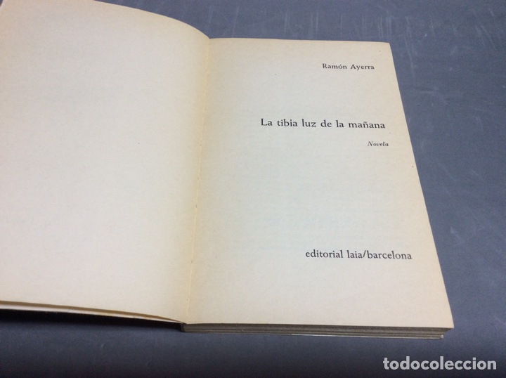 Libros de segunda mano: LA TIBIA LUZ DE LA MA&Ntilde;ANA / RAM&Oacute;N AYERRA - Foto 2