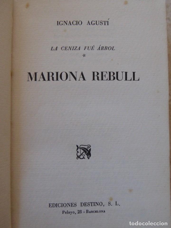 Libros de segunda mano: MARIONA REDBULL. IGNACIO AGUST&Iacute; - Foto 2
