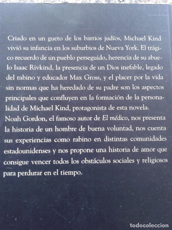 Libros de segunda mano: EL RABINO -- NOAH GORDON -- EDICIONES B - 1999 -- - Foto 3