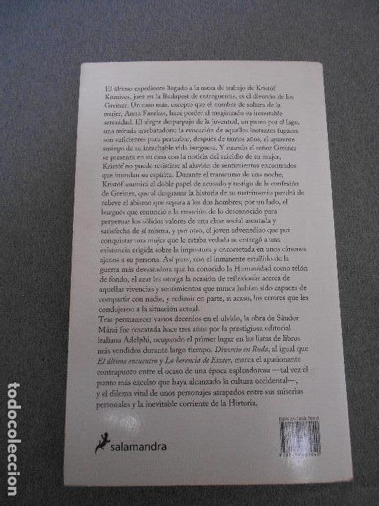 Libros de segunda mano: DIVORCIO EN BUDA - Foto 5
