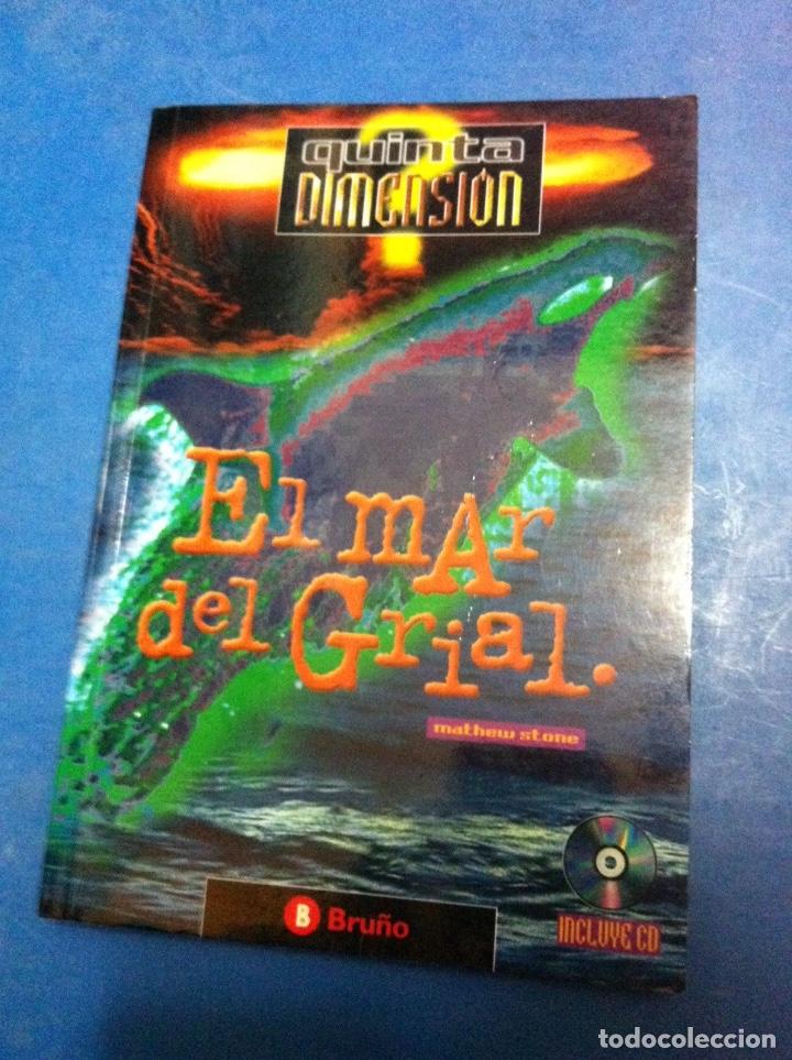 Libros de segunda mano: Libro novela El Mar del Grial // Quinta dimension // Bru&ntilde;o - Foto 1