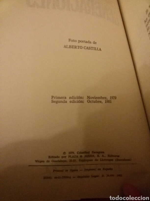 Libros de segunda mano: GENERACIONES / Cristobal Zaragoza / 1981 - Foto 2