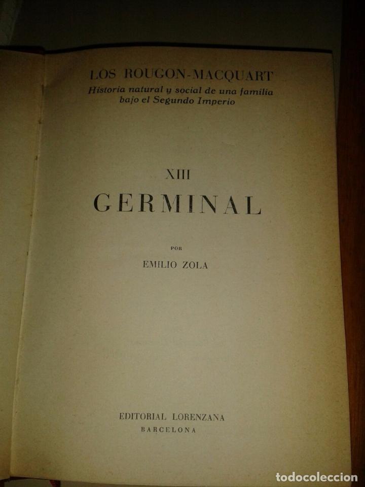 Libros de segunda mano: GERMINAL. EMILIO ZOLA - Foto 1