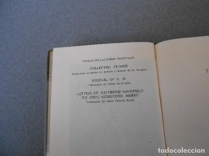 Libros de segunda mano: OBRAS DE KATHERINE MANSFIELD - Foto 4
