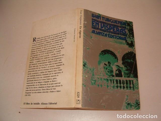 Libros de segunda mano: IVAN TURGUENEV. En v&iacute;speras. RMT77669. - Foto 1