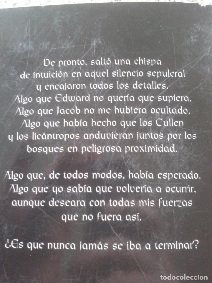 Libros de segunda mano: ECLIPSE -- STEPHENIE MEYER -- ALFAGUARA - 2009 -- - Foto 3