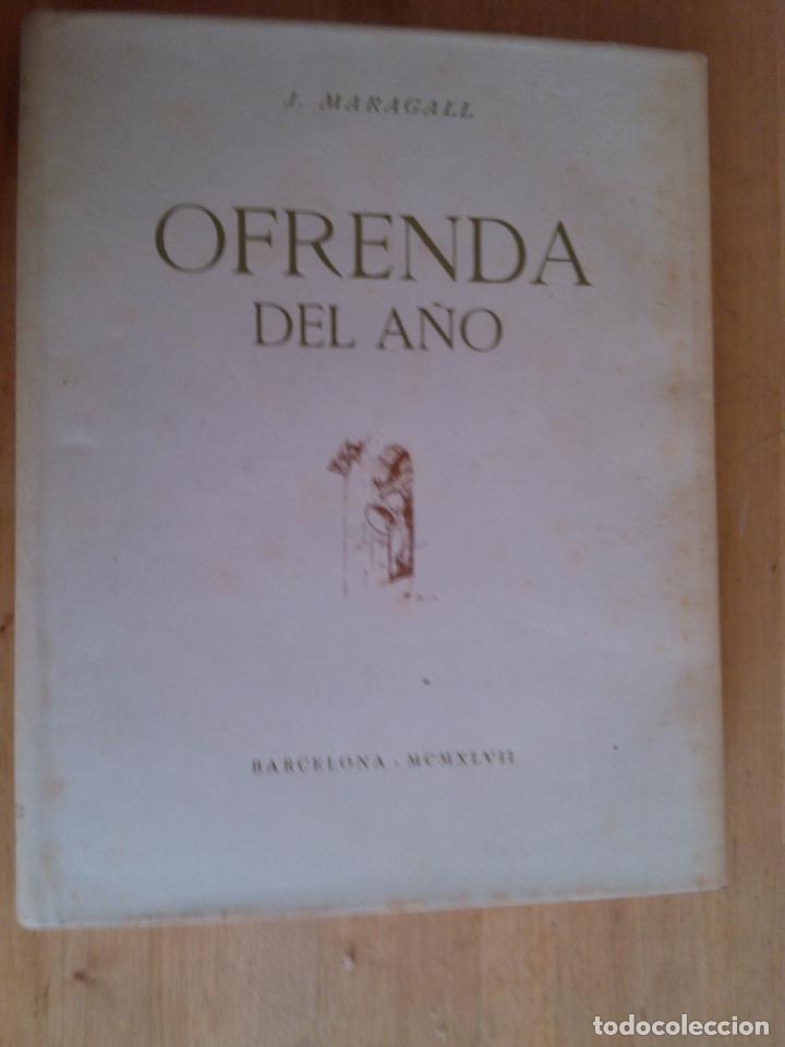 Libros de segunda mano: Ofrenda del a&ntilde;o. J. Maragall - Foto 1