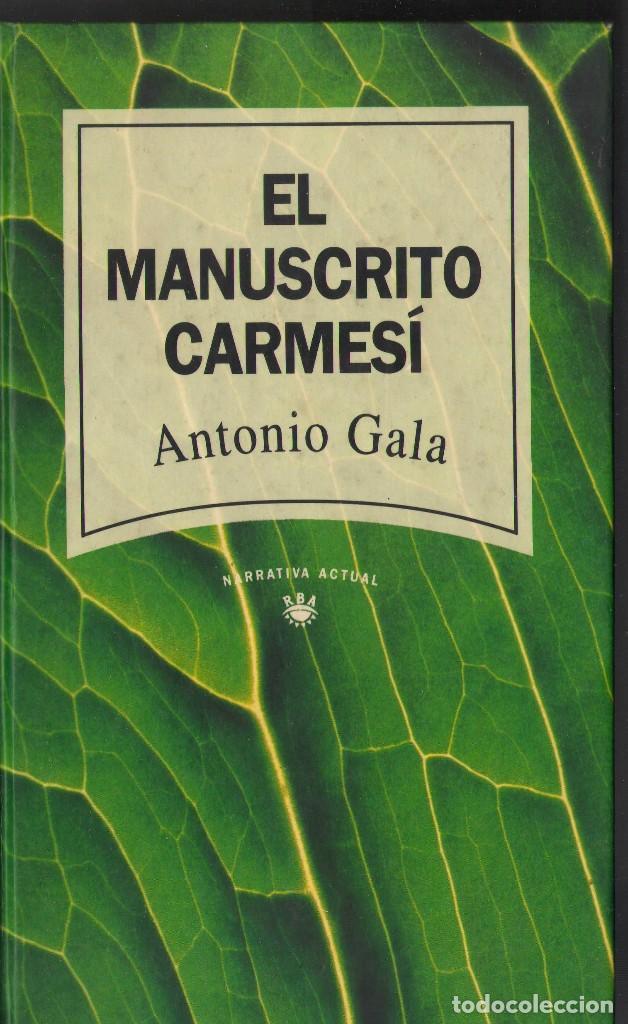 Libros de segunda mano: LIBRO EL MANUSCRITO CARMESI - ANTONIO GALA - Foto 1