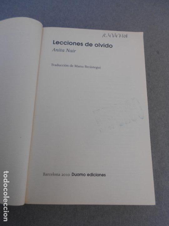 Libros de segunda mano: LECCIONES DE OLVIDO - Foto 3