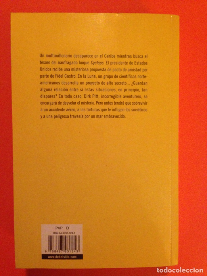 Libros de segunda mano: Libro &rdquo;CYCLOPS&rdquo; de Clive Cussler.- - Foto 2