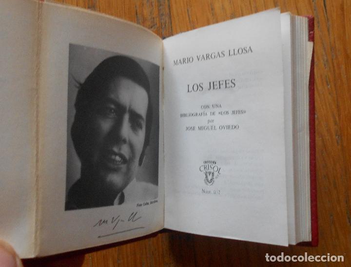 Libros de segunda mano: LOS JEFES, VARGAS LLOSA, Crisolin - Foto 2