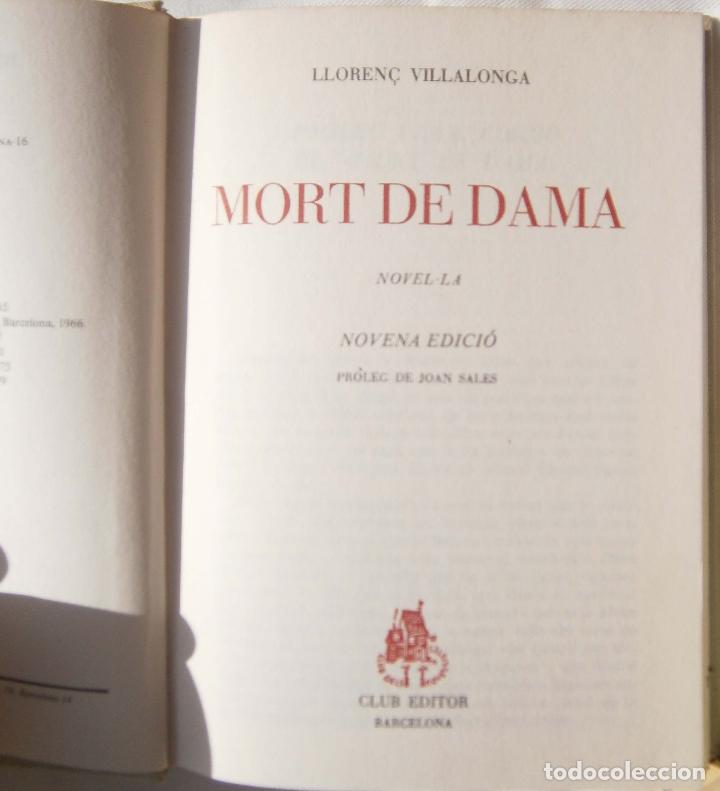 Libros de segunda mano: Mort de dama - Lloren&ccedil; Villalonga - Foto 2