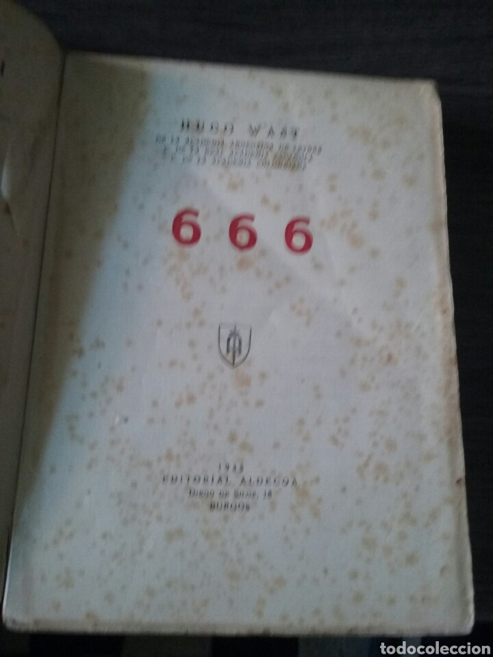 Libros de segunda mano: 666 Hugo Wast Aldecoa - Foto 1