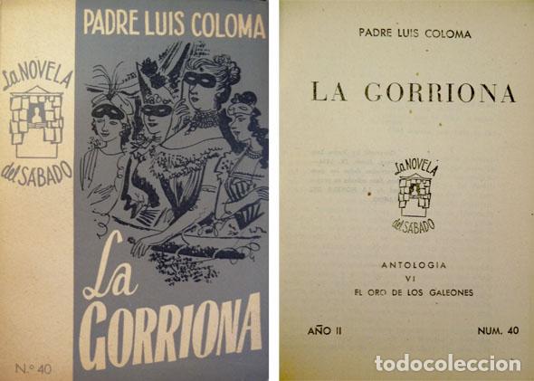 Libros de segunda mano: COLOMA, Luis.  La Gorriona.  1954. - Foto 1