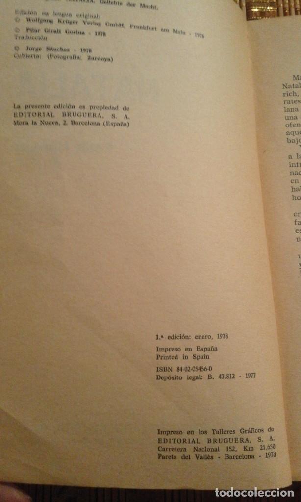 Libros de segunda mano: Natalia. Amante del poder - Peter Norden - 1&ordf; edici&oacute;n 1978 - Foto 3