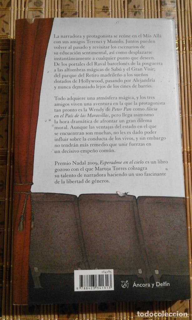 Libros de segunda mano: Esperadme en el cielo - Maruja Torres - Foto 2