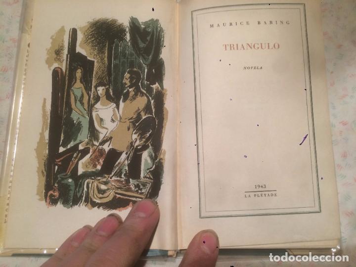 Libros de segunda mano: Antiguo libro Triangulo Maurice Baring a&ntilde;o 1943 - Foto 2