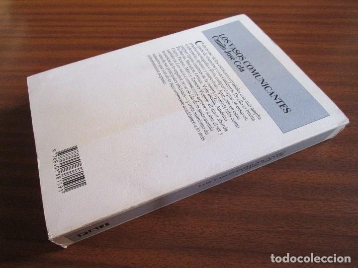 Libros de segunda mano: Los vasos comunicantes --- C. J. Cela - Foto 2